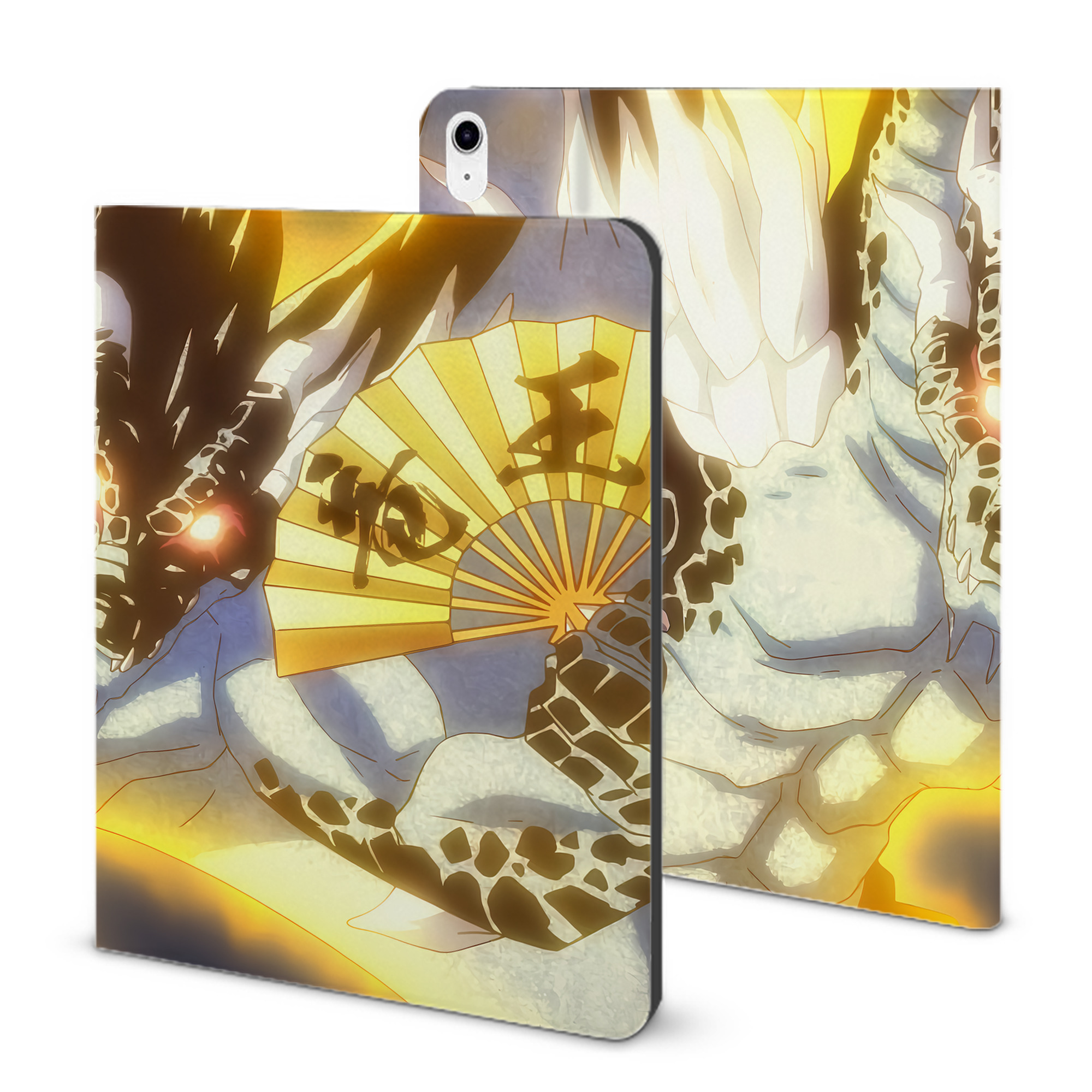 （画像用） 転スラ Regarding Reincarnated to Slime IPad ケース ブック型 PUレザー TPU 耐衝撃 軽量 薄型 ペン収納なし 全面保護 IPad 各モデル対応